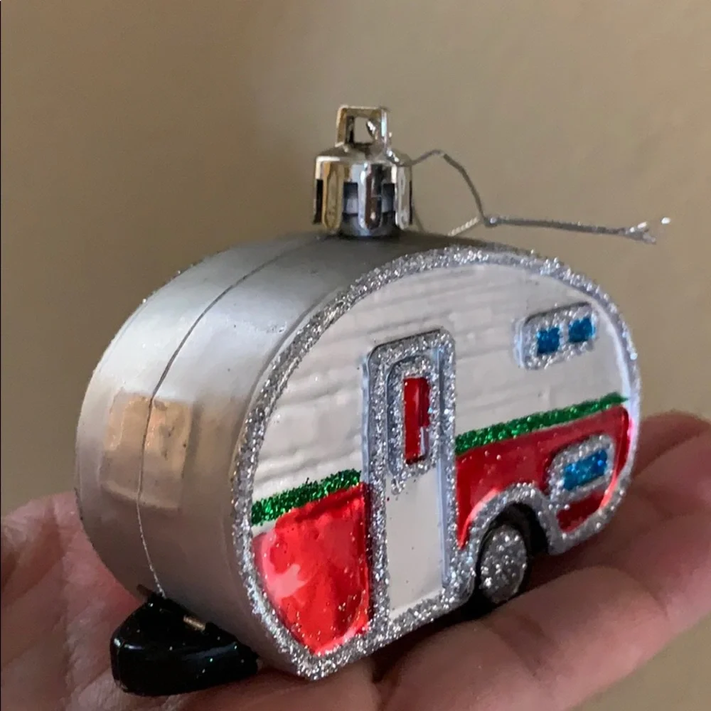 Ornament: trailer camper Christmas tree decoration retro style holiday decor - Picture 5 of 16